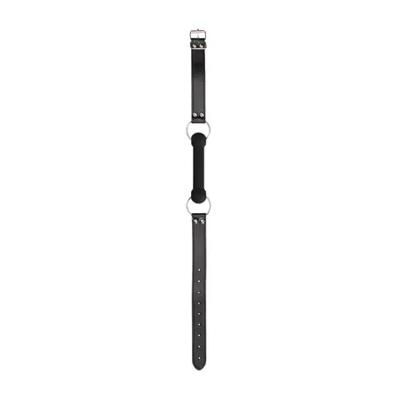 OUCH! Silicone Adjustable Bit Gag - Black, Classic Design