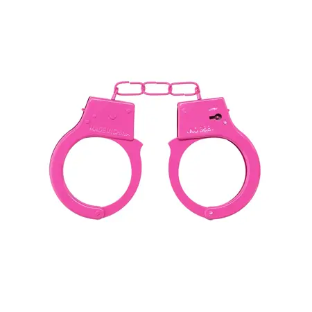 Ouch! Beginner Metal Handcuffs with Quick-Release System Silver