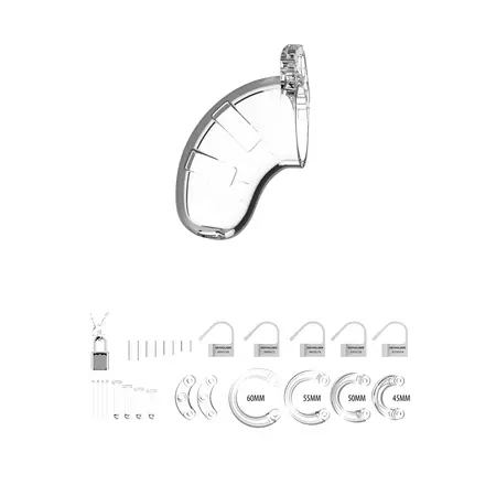 Man|Cage Model 13 Chastity System with Electro-Stimulation 6.5 cm