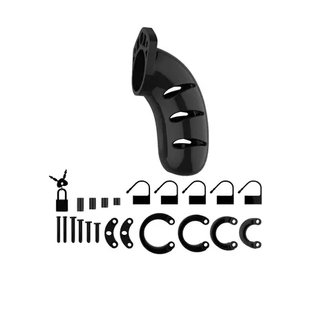 Man|Cage Model 03 Polycarbonate Chastity System 11.5 cm Transparent