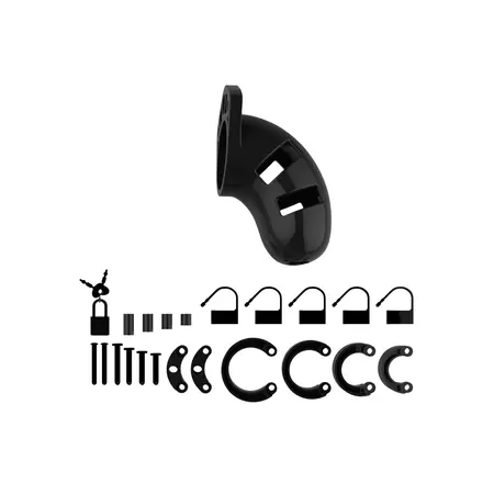 ManCage Model 01 клетка за пенис от поликарбонат, прозрачна, 9 см