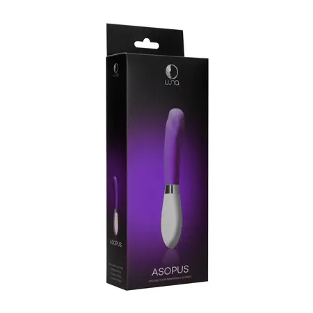 Luna by Shots Asopus Rechargeable 10-Speed Silicone Model 20.8cm Black