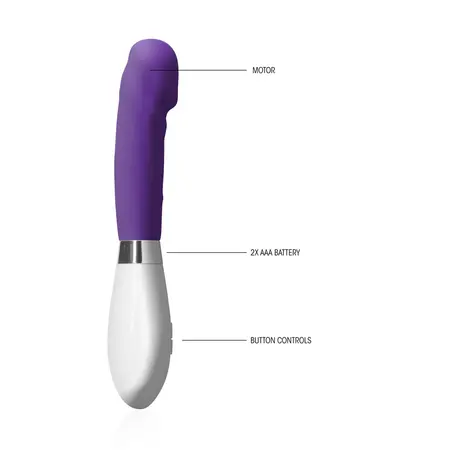 Luna by Shots Asopus Rechargeable 10-Speed Silicone Model 20.8cm Black