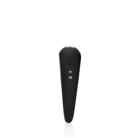 Loveline Vibrating Rabbit Ring Black - Flexible Silicone Stimulation System
