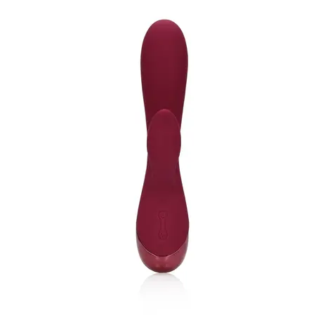 Loveline Smooth Silicone Rabbit Model Intimate System Dark Cherry