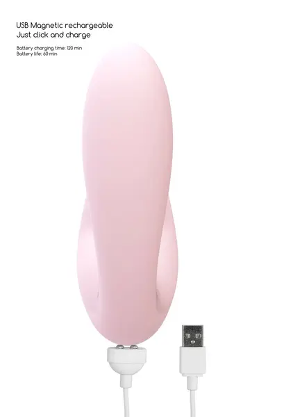 Desirable Bendable Air Pulse Vibrator - Flexible Silicone, USB Rechargeable
