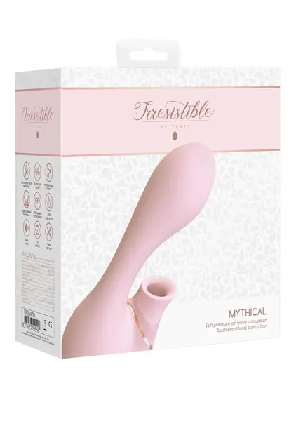 Mythical Air Pulse Intimate Device 10-Speed Silicone Pink USB Rechargeable