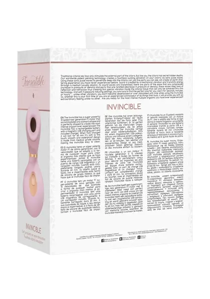Irresistible Invincible Air Pulse Model - 10-Speed Silicone, USB Rechargeable