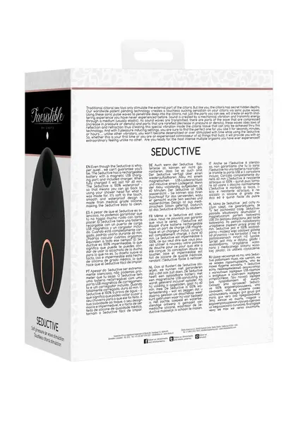 Irresistible Seductive Air Pulse Device - Waterproof, USB Rechargeable, Pink