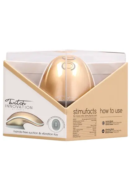 Twitch Handsfree Intimate Machine with Suction & Dual Vibration System