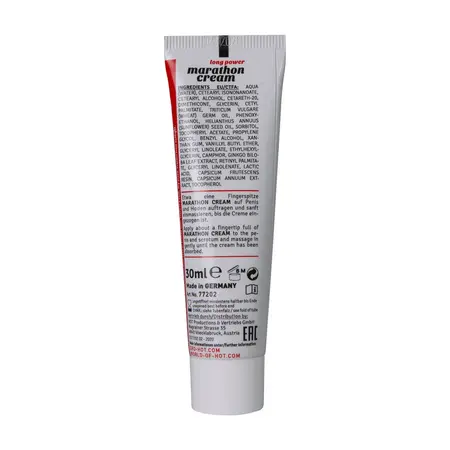 HOT Marathon Stimulation Cream for Men 30 ml - Advanced Circulation Formula