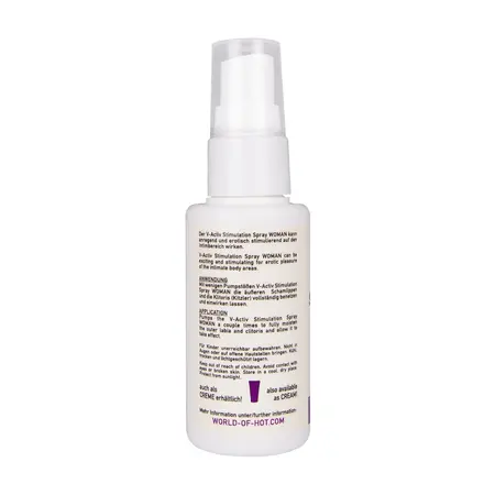 HOT V-Activ Stimulating Intimate Spray for Women 50 ml