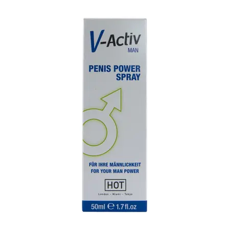 HOT V-Activ Power Spray for Men 50 ml with Ginkgo Extract
