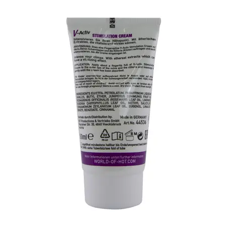 HOT V-Activ Cream for Women 50ml - Botanical Vitalizing Formula