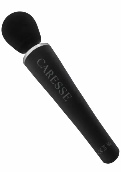 CARESSE Compact Wand Massager 25cm Flexible Silicone Head Waterproof