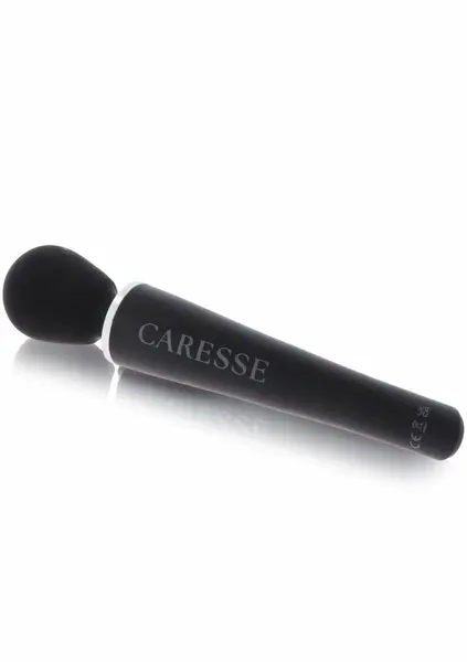 CARESSE Compact Wand Massager 25cm Flexible Silicone Head Waterproof