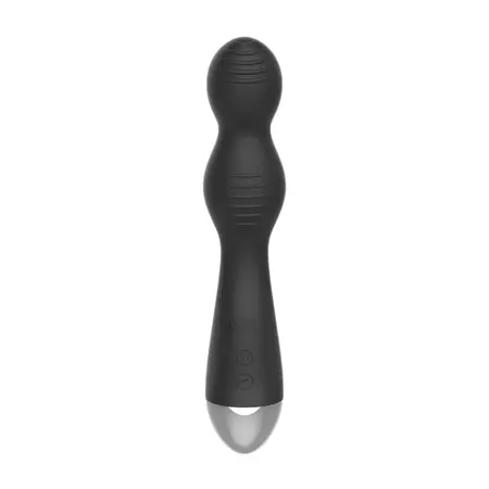 ElectroShock G/P-Spot Silicone Stimulator Black Wireless Remote IPX7