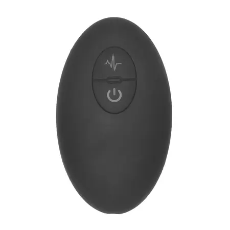 Shots ElectroShock Prostate Massager Black Dual Motor Silicone Remote