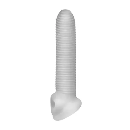 Perfect Fit Fat Boy Micro Ribbed Sheath 19cm - Soft Anatomical Sleeve