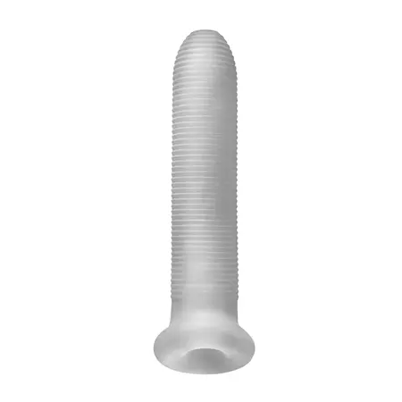 Perfect Fit Fat Boy Micro Ribbed Sheath 19cm - Soft Anatomical Sleeve