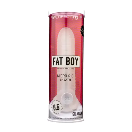 Fat Boy релефен удължител за пенис от SilaSkin, 16,5 см