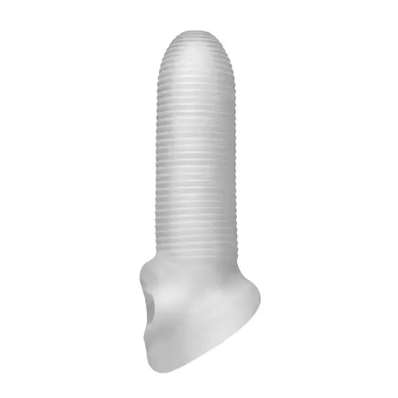 Perfect Fit Fat Boy Micro Rib Sheath 14 cm - Flexible Ribbed Sleeve