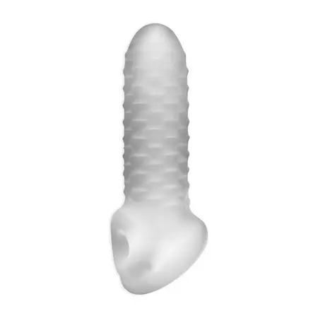 Perfect Fit Fat Boy Checker Box Sheath 14 cm - Soft Micro Rib Sleeve