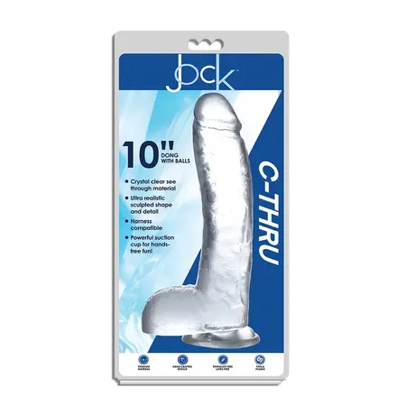 Glas Crystal Series 25.5cm Intimate Glass Model with Suction Base Clear