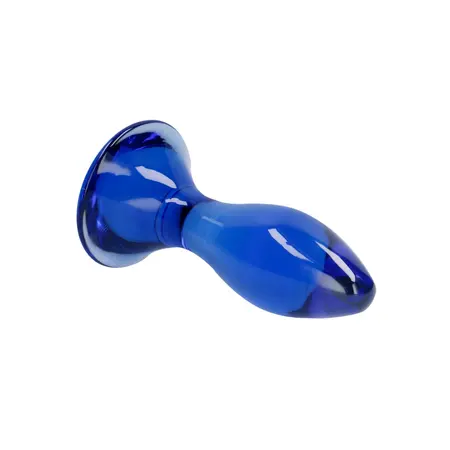 FOLLOWER Borosilicate Glass Anal Plug - Handcrafted, Clear, Compact Size