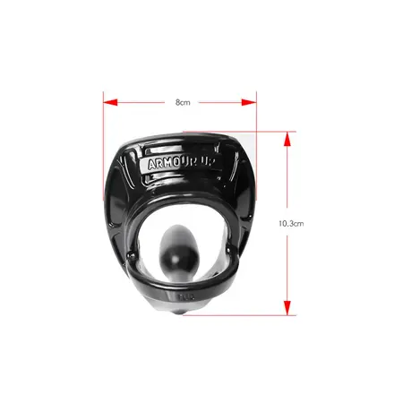 Perfect Fit Armour Tug Lock Black System with Plug and Ball Strap S