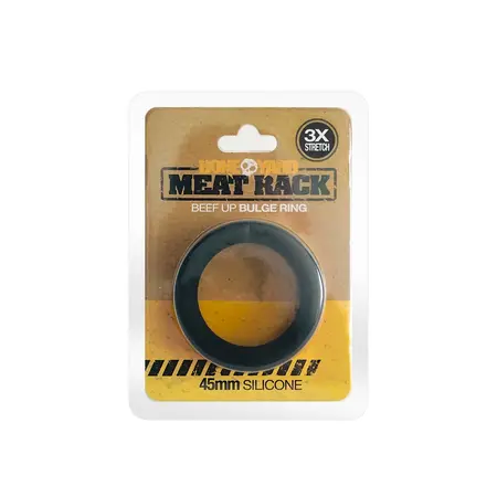 Oxballs Meat Rack Silicone Ring 44.5 mm Black - Durable Stretch Model