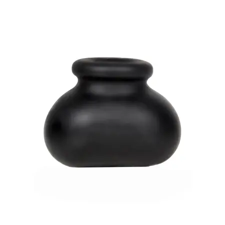 Perfect Fit Bull Bag Weighted Scrotum Support Black 0.75 Inch Stretch