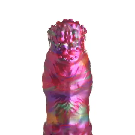 Creature Cocks Larva Silicone Ovipositor Model with Colorful Eggs, Large Size