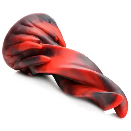 Hell Kiss Silicone Intimate Tongue Machine Red 21 cm Premium Material