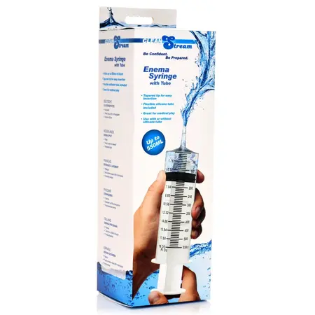 CleanStream Professional Cleaning Syringe with Tube 550 ml - Clear