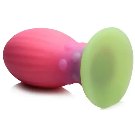 Creature Cocks Xeno Glow-in-the-Dark Silicone Egg XL Pink