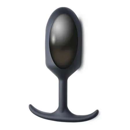 XR Brands Heavy Hitter Weighted Silicone Plug Extra Large Black
