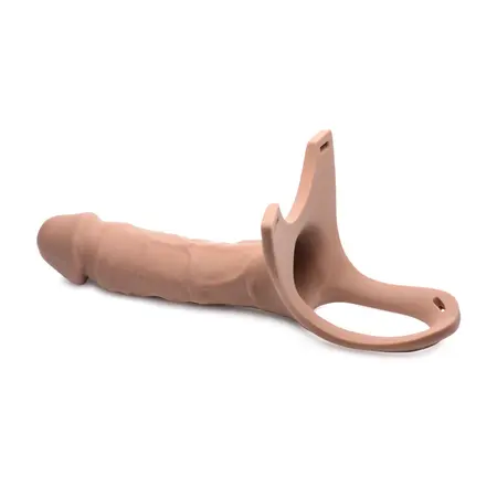 Master Series Hollow Silicone Strap-On Harness Light 25.6cm