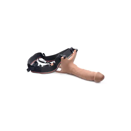 Master Series Hollow Silicone Strap-On Harness Light 25.6cm