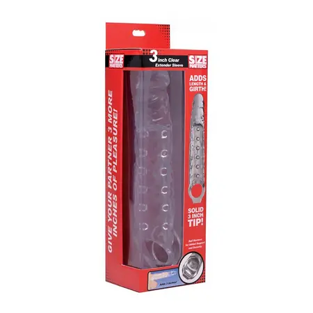 XR Brands Crystal Clear Extension Sleeve 3
