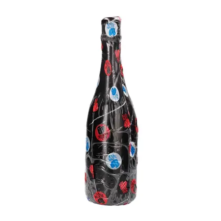 All Black Model 34,5 cm Black Silicone Intimate Machine Champagne Shape