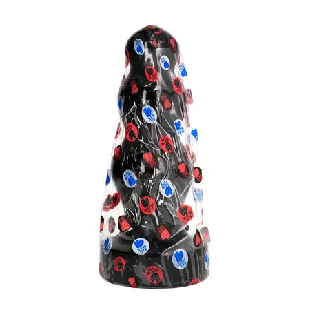 All Black Model 15 Intimate Silicone Plug 38 cm - Large Anatomical Design