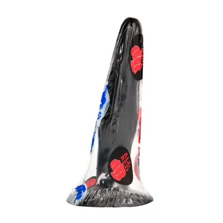 All Black AB68 Compact Intimate Plug 12 cm Space Shuttle Shape