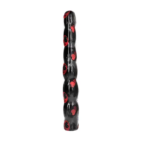 All Black AB13 Smooth Rippled Model 32cm - Flexible Black Accessory