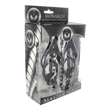 Monarch Noir регулируема щипка, черна, 9 см