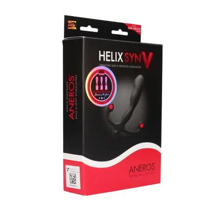 Aneros Helix Syn V Black - Vibrating Prostate Massager, Rechargeable