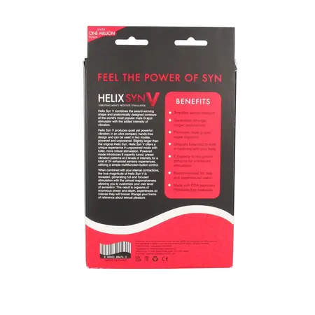 Aneros Helix Syn V Black - Vibrating Prostate Massager, Rechargeable