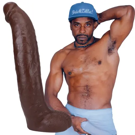 Doc Johnson Brickzilla ULTRASKYN Anatomical Model 33cm Chocolate