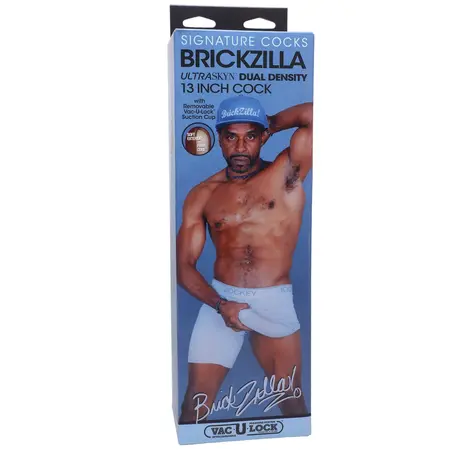 Doc Johnson Brickzilla ULTRASKYN Anatomical Model 33cm Chocolate
