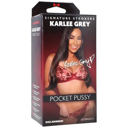 Doc Johnson Karlee Grey ULTRASKYN Pocket Stroker Anatomical Model